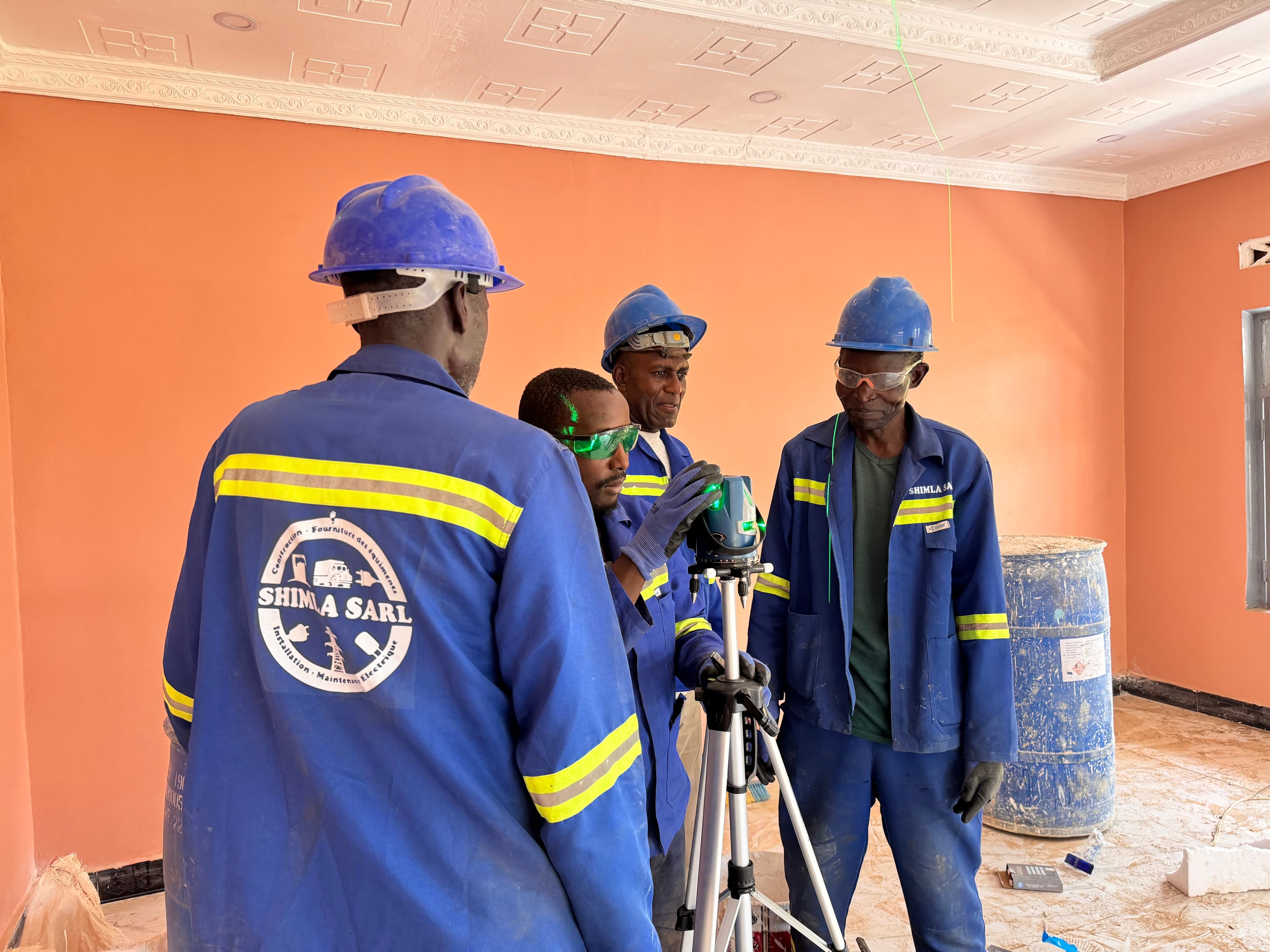 Équipe SHIMLA sur site industriel